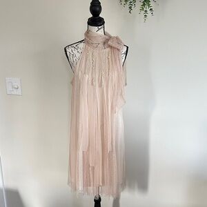 Ryu Blush Pink Midi Dress